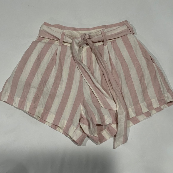 Rails Sz S Katy Petal Stripe Linen Blend Shorts - Picture 3 of 10